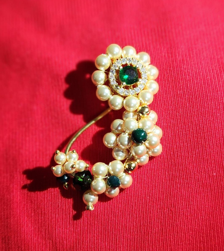 Roopmohini Swaroski pearl nath