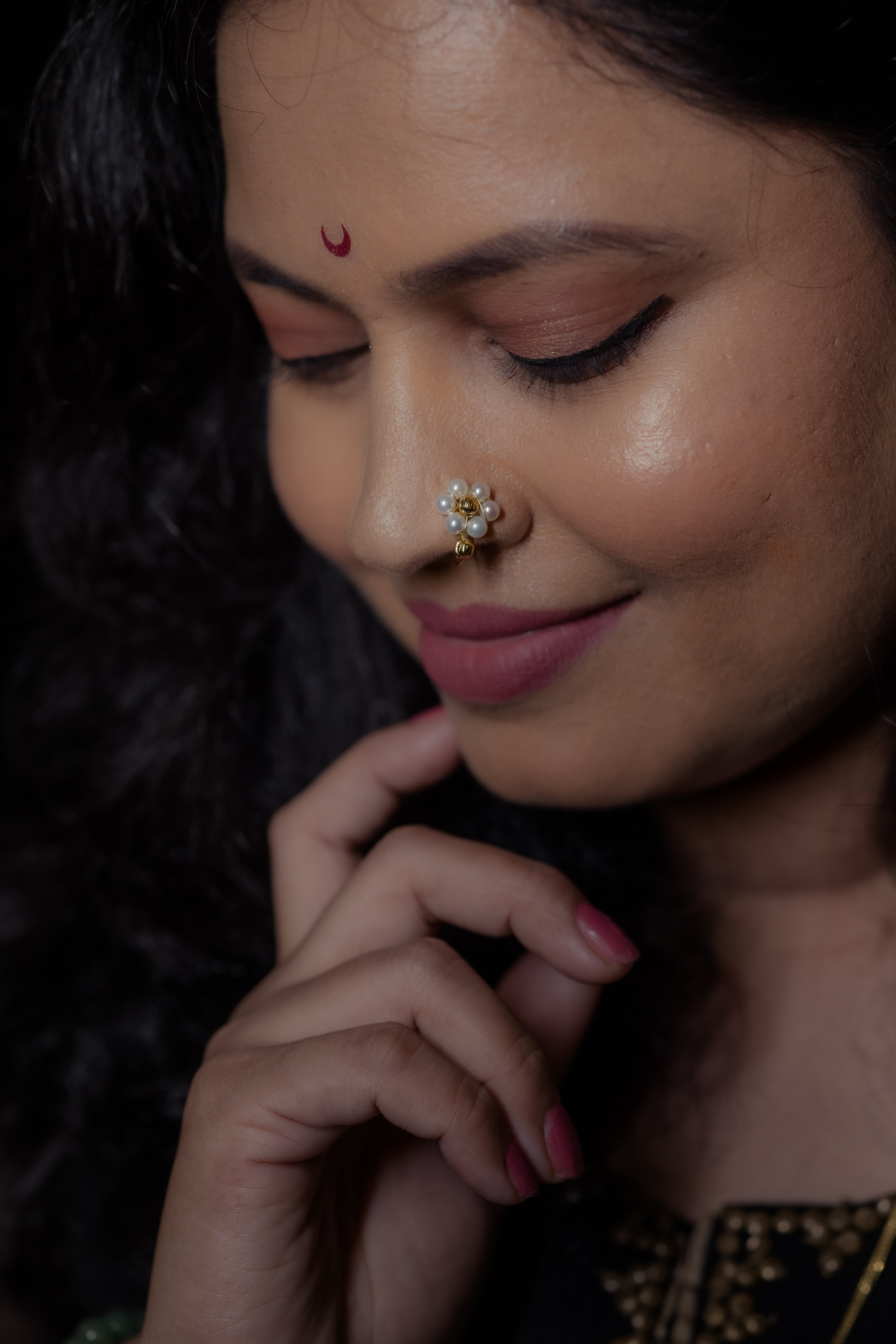 Kudi Press on Nose Pin