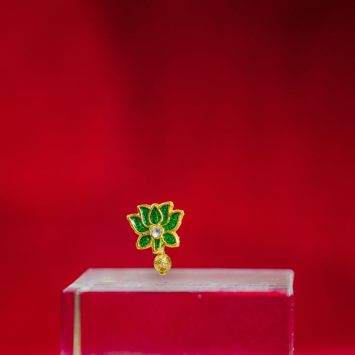 Lotus Nose Pin